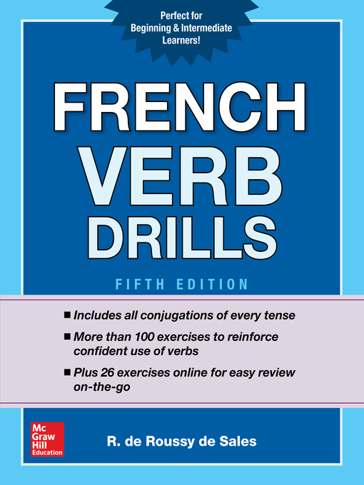 Title details for French Verb Drills by R. de Roussy de Sales - Wait list